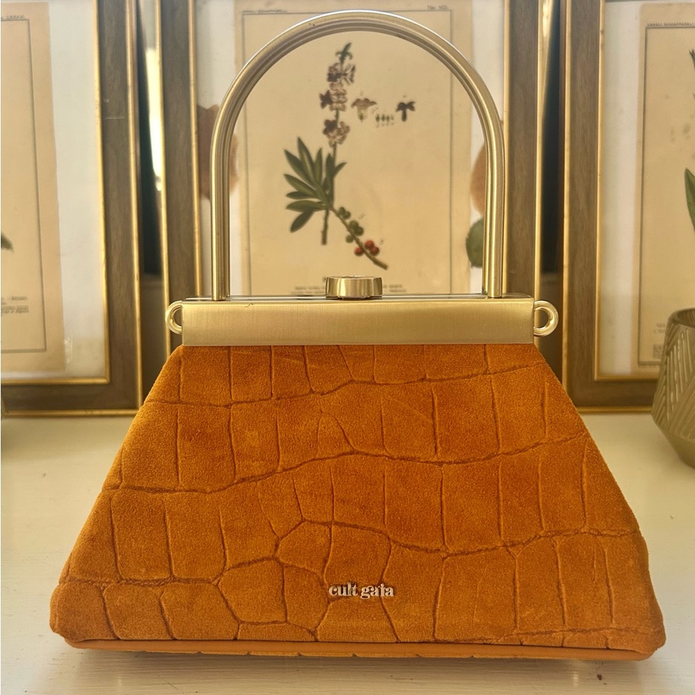 Cult Gaia Suede Handbag